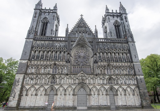 Nidaros Cathedral after the rain