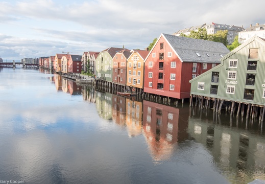 View from the old town bridge, Trondheim